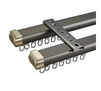 RCGNR Rieles para Cortinas Techo, Rieles De Cortina De Techo Soporte Riel, Riel Divisor Habitaciones para Ventanas, para Sala De Estar, BañO, Dormitorio Y ParticióN F, 500cm