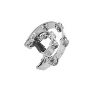 RCGOFOLLOW Accesorio de percusión de mano para adultos y niños que cantan. Pandereta percusión mano con campana sonido fuerte y melodioso. Instrumento pie con piezas metal, Plata, 23 x 25 cm