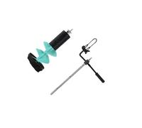 RCGOFOLLOW Barrena para Hielo para Pesca de Invierno. Barrena para Hielo con Cabezal de Nailon. Actividades al Aire Libre y excavación. Ofrece Larga duración y fiabilidad. Incluye