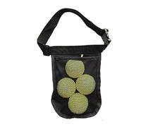 RCGOFOLLOW Bolsa de Malla Multifuncional para Pelotas de Tenis y Accesorios Golf. No Bolsa Tenis. Malla poliéster para Pelotas, 4 Bolas