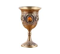 RCGOFOLLOW Copas de vino duraderas con grabado de flores para eventos románticos, celebraciones y ocasiones especiales, fiestas, bodas y fiestas, Naranja Bronce, 4.2 cm