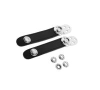 RCGOFOLLOW Correas de acordeón duraderas y de calidad, cuero sintético, con fuelle y ancho profesional 2,2 cm (0,87 pulgadas), Negro, 7cm