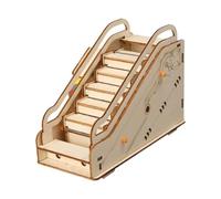RCGOFOLLOW DIY Craft Model Science Escalera mecánica Puzzle Kit Juguete Educativo para niños de 7 a 14 años Creatividad inspiradora y diversión Modelos de para Madera Juguete de