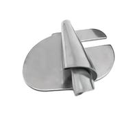 RCGOFOLLOW Dobladora de máquina de coser para máquina de coser normal Herramienta de fijación de encuadernación, Plata, 3 mm