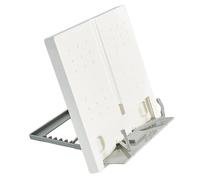 RCGOFOLLOW El soporte de lectura de libros evita que el libro gire. Ángulos ajustables para una experiencia lectura cómoda. Hay un soporte tira. escritorio. Libro cocina.