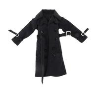 RCGOFOLLOW Elegante Gabardina de Soldado a Escala 1/12, Abrigo Cortavientos, Accesorio versátil para coleccionistas de muñecas, Disfraz Gabardina Soldado a Escala 1:12 cuidadosamente Cosido