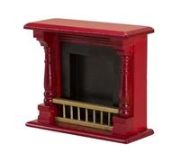 RCGOFOLLOW Escenas únicas con una Mini Chimenea de simulación de casa muñecas, diseñada para decoración a Escala 1/12. CREA escenas Vida para tu casa muñecas. Chimenea simulación Muebles