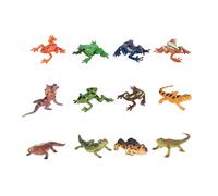 RCGOFOLLOW Figuras de Ranas en Miniatura para desarrollar paisajes, estatuas en Miniatura Que fomentan la exploración cognitiva, Modelos de Animales , Juguetes coleccionables simulación.