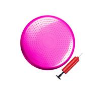 RCGOFOLLOW Fortalece tus músculos con esta resistente colchoneta de equilibrio con almohadilla, ideal para la recuperación del tobillo. También apta para, rosa, 34 x 34 x 5.5 cm