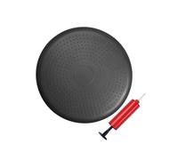 RCGOFOLLOW Fortalece tus músculos con esta resistente colchoneta de equilibrio con almohadilla, ideal para la recuperación del tobillo. También apta para, negro, 34 x 34 x 5.5 cm