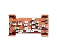 RCGOFOLLOW Herramienta de práctica de guitarra Entrenador guitarra para principiantes Mejora las habilidades Inicio rápido Experimenta la alegría tocar folk sin problemas, Marrón