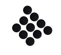 RCGOFOLLOW Juego de 10 botones redondos de 23 mm recubiertos tela para coser chaquetas. Estos botones son versátiles y se pueden usar para coser ropa, Negro, Diámetro 2.3 cm