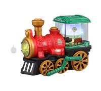 RCGOFOLLOW Juego de Tren Modelo de Tren eléctrico para niños 3 4 5 6 7 8 años Sonidos Faros realistas Los Regalos Humo Pueden ser un Buen Ejercicio la Mano los niños Juego Musical Educativo