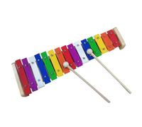 RCGOFOLLOW Juguete musical de percusión manual con 2 mazos. Una excelente manera de introducir conceptos musicales a los jóvenes estudiantes mientras se divierten. Xilófono