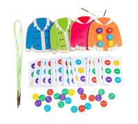 RCGOFOLLOW Juguete pequeño para Viajes, en avión o Coche. Regalo para niños de 4 a 6 años. Tablero de Actividades para Atar Zapatos, Juguete Aprendizaje temprano para niños.