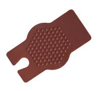RCGOFOLLOW La alfombrilla antideslizante para erhu lo mantiene en su lugar, mejorando la concentración y el rendimiento en situaciones de presión, lo que evita, Café, 13.5 x 6.5 x 1. cm