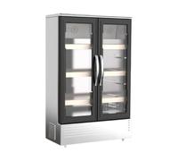 RCGOFOLLOW Mini refrigerador de Cocina Que Potencia la Creatividad en escenas de Casas muñecas a Escala 1/6 y 1/12. Refrigerador Doble Puerta Resistente para decoración Accesorios Bricolaje.