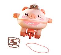 RCGOFOLLOW Monociclo de Juguete Gyro Balance Robot Pig Toy Características: Construcción Suave y Robusta para un Disfrute Seguro del Tiempo de Juego Novedoso Monociclo para , Rosa