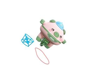 RCGOFOLLOW Monociclo de Juguete Gyro Balance Robot Pig Toy Características: Construcción Suave y Robusta para un Disfrute Seguro del Tiempo de Juego Novedoso Monociclo para , Verde
