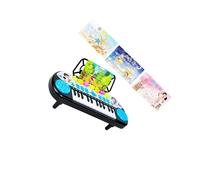 RCGOFOLLOW Piano Infantil para Principiantes, Ligero, Regalo Educativo para Amantes de la música, con 2 poemas Antiguos y 5 Palabras en inglés. Piano Infantil para Principiantes con Libro de música.