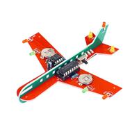 RCGOFOLLOW Placa de práctica de Soldadura electrónica DIY: excelente Herramienta para enseñar técnicas Soldadura y talleres prácticos. Kit práctica para proyectos Aviones.