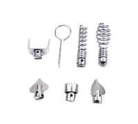 RCGOFOLLOW Potentes cabezales de corte de acero al manganeso 7 piezas para herramientas eficientes dragado tuberías. El juego cabezales corte está diseñado para una larga duración. Su, 7 piezas