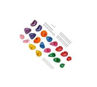 RCGOFOLLOW Presas de Pared para Escalada en Roca Que inspiran Aventura y Confianza en los niños con agarres texturizados diseñados para una Escalada Segura y Divertida. Presas de Pared para Kits