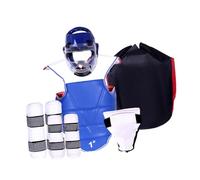 RCGOFOLLOW Protectores de Brazos y piernas para Kickboxing, Muay Thai, Karate, Equipo de Sparring, Casco de MMA, Ajuste cómodo y versátil para Entrenamiento de Artes Marciales, L