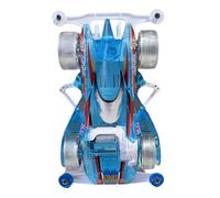 RCGOFOLLOW Regalo Educativo único, Ciencia, Proyecto de Bricolaje, Juguete, diversión, Aprendizaje y Creatividad con chasis de Coche eléctrico, chasis Coche eléctrico, Azul, 8x15x4cm