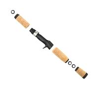 RCGOFOLLOW Reparación de cañas con portacarrete. Mango de Corcho. Agarre cómodo, Ideal para la Pesca de Carpas. Reduce la Fatiga de Las Manos Durante largas jornadas de Pesca. El, Estilo A