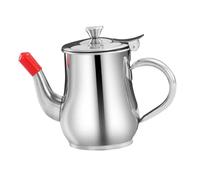 RCGOFOLLOW Separador de aceite de acero inoxidable gran capacidad que mantiene la cocina ordenada y organizada con boquilla a prueba fugas. Separador aceite y recipiente para almacenar grasas para la