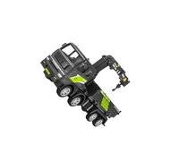 RCGOFOLLOW Vehículo de construcción de aleación con Detalles realistas Que CREA un Tiempo Juego Educativo Atractivo para niños con vehículo construcción Metal Fundido, Negro, Verde, Volquete grúa