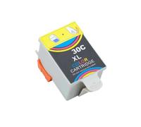 RCGtnnesa Cartucho de Tinta 30XL Compatible con ESP C310 C110 C315 1.2 3.2 3.2S Office 2150 2170 Hero 2.2 3.1 4.2(Kodak-KD-30XLC)