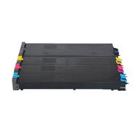 RCGtnnesa Cartucho de Tóner MX27 Compatible with Japan Color Copier MX2000 MX2300 MX2700 MX3500 MX3501 MX4500 MX4501 Pack de 4(CMYK)