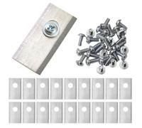 RCGtnnesa Juego de cortadores de Repuesto 18PCS 36PCS Compatible con Landroid(Silver 36PCS)