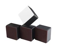 RCHYFEED Elevadores de Muebles 5 cm de Acero, 2'' Elevador Cama Autoadhesivos Diámetro 8cm, Protege Suelos Pies de Mesa y Silla, Furniture Risers Altura de Elevación de 50mm para Sofá y Armarios