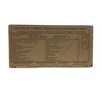 RCIR Ejército Militar Francés 24 horas Ración Pack MRE (Menú 5