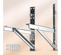 RCJCQSR Soportes de condensador de montaje en pared para exteriores, resistentes de acero inoxidable 304, soportes de aire acondicionado de montaje en CA para bombas de calor universales mini