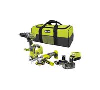 RCK183A-242SL - Lote de 3 herramientas 18 V One+ - 2 baterías 4,0 Ah - 2,0 Ah - 1 cargador