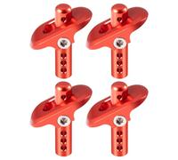 RCLIONS Poste de carrocería de aluminio RC para 1/8th ARRMA Vendetta 3S, Kraton 6S, Typhon 3S, MEGA 550 V3, 1/7th Limitless 6S/8S (rojo)