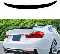 RCLON Coche Alerón Trasero para BMW Série 4 F36 Gran Coupé 2014 2015 2016 2017 2018 2019 P Style, Spoilers Traseros Alerón Maletero Trasera Reducir Resistencia Accesorios,A/Black