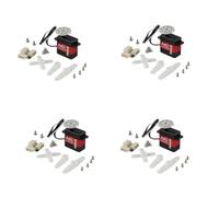 RCmall Feetech HLS3606M - Servo de bus serial de 360° con codificador magnético, engranaje de metal, rotación continua, paquete de 4 unidades