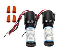 RCO210 3 en 1 condensador de arranque duro de repuesto compatible con congelador, nevera, arranque universal, relé de mejora del hogar, sobrecarga de 1/12 hp- 1/2 hp compresores voltaje-120 VAC (2 piezas)