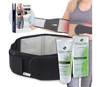RcOcio Faja Lumbar para Hombre y Mujer/Correctora de Postura/Para Dolores de Espalda asociados al Trabajo, Lumbago, Hernia Discal, dorsal/Fajas térmica para el dolor en lumbares