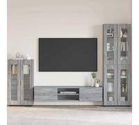 RCODSSK Aparador moderno con puerta de madera como armario sencillo con espacio de almacenamiento, tabla alta con compartimentos para oficina en casa o salón, tablero alto con estante Florin gris 55,5