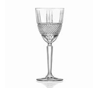 RCR 26966020006 Copas De Vino Tinto Con Diseño Brillante, Juego De 6, Vasos De Cristal Luxion, 230 ml, Ideal Para Ocaciones Especiales, Fiestas, Bodas, Cenas Diarias o Para Regalar, Con Diseño Vintage