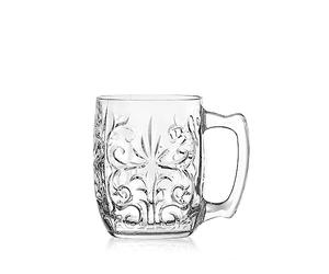 RCR Cristalleria Italiana S.p.a. Línea Tattoo | Vasos de Agua y Cóctel Jarras Moscow Mule de Cristal Modernos Set 6 Vasos de Cristal de 43 Cl