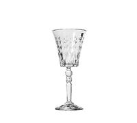 RCR Crystal 6 pieza Marilyn copas de vino Set - moderna del vidrio de corte para copas Copas - 259ml