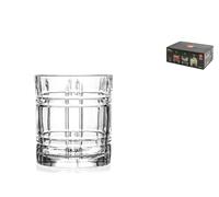 RCR Paquete De 6 Vasos Double Old Fashioned De Vidrio Transparente Cl 34.