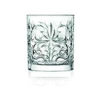 RCR Vasos Tatuaje Mixology Vidrio baja 33,5 cl Eco-Crystal Luxion Juego 6 unidades